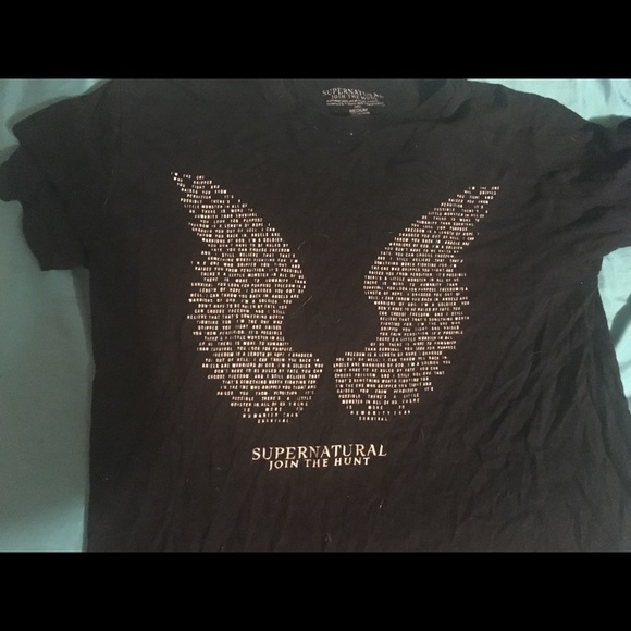 SUPERNATURAL CASTIEL GRAPHIC T-SHIRT - Picture 1 of 1